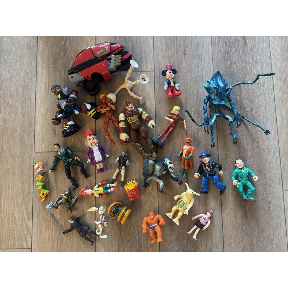 Huge Vintage Toy Lot 80s-00s Star Wars Ghostbusters Power Rangers MIB Marvel +++